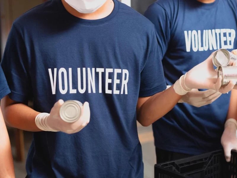 T-shirt manches courtes floqué pour bénévoles