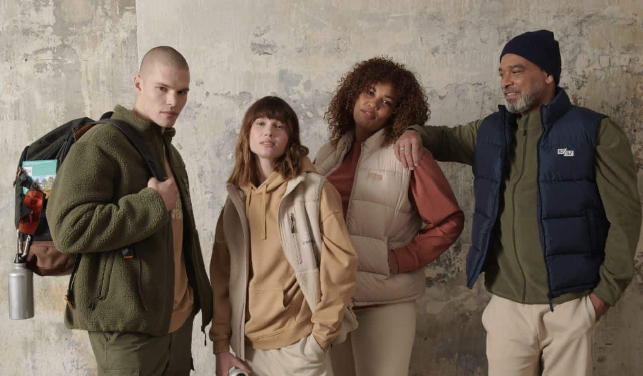 Style outerwear collection AW24 porté par hommes et femmes